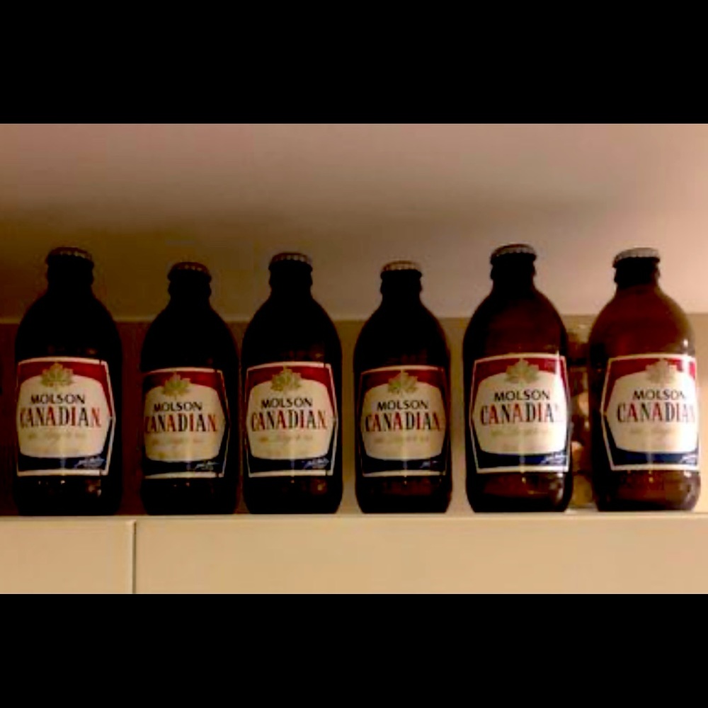 Vintage Molson Canadian Bottles